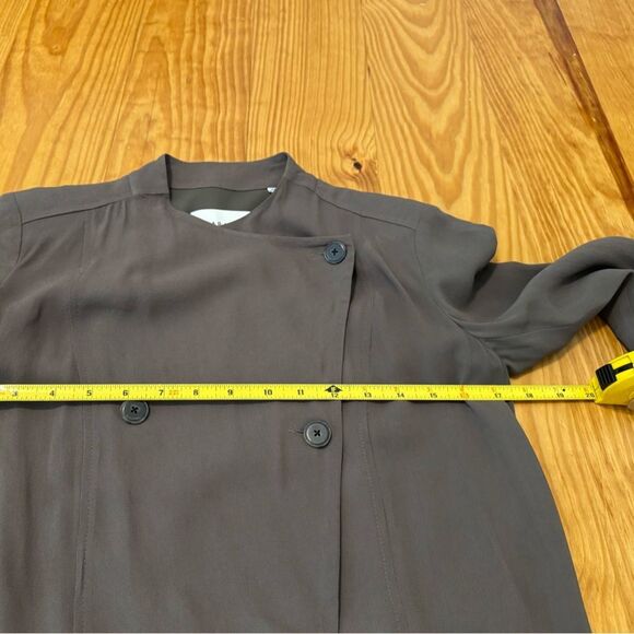 Aritzia Hamelin Babaton SIZE XXS 100% Viscose Olive Green Cargo Utility Jacket - Picture 8 of 11